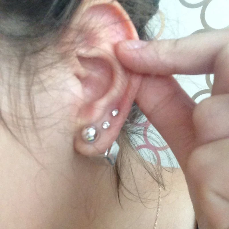 Серьги гвоздики с круглыми кристаллами для мужчин и женщин|fashion stud earrings|stud