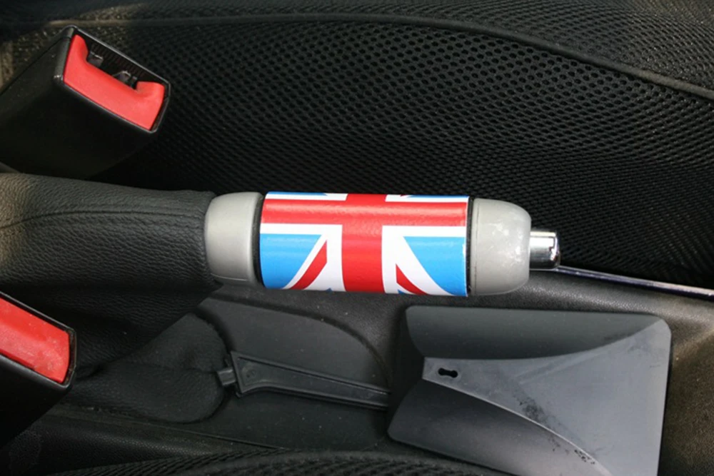 1 шт. Юнион Джек Авто ручной тормоз DIY Наклейка для Mini Cooper One JCW S Clubman земляк автомобиль-Стайлинг Аксессуары