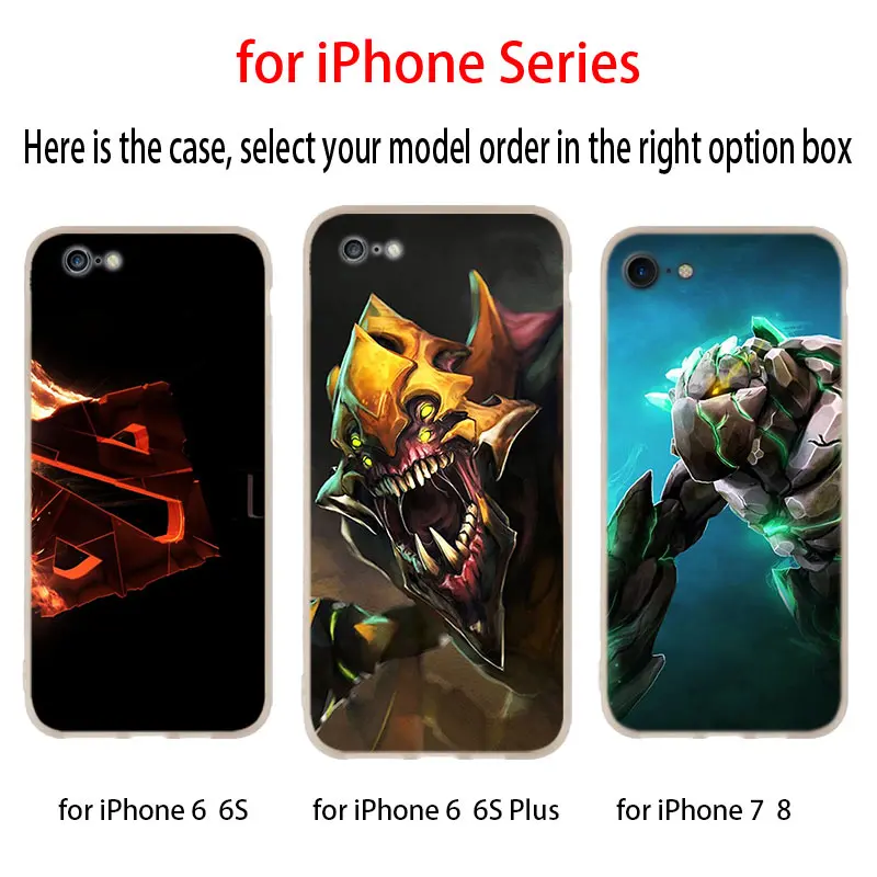 Shadow Fiend Dota 2 мягкий чехол для iPhone 12 11 Pro X XS Max XR 8 7 6 Plus 5s SE 2020 S 1 мини Чехол|Бамперы| |