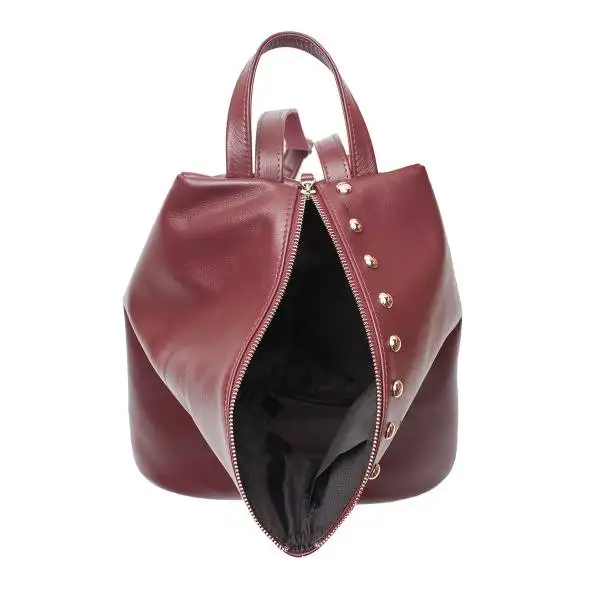 Женский кожаный рюкзак LAKESTONE FLORENCE BURGUNDY | Багаж и сумки