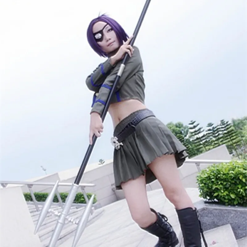 

Бесплатная доставка HITMAN REBORN! Аниме Косплей Костюм Kuromu Dokuro мультфильм косплей Хэллоуин
