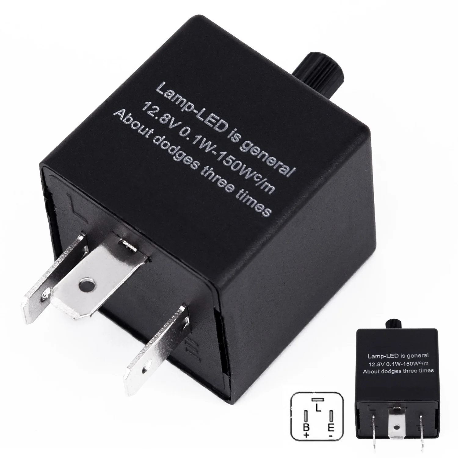 Электронное реле универсальная мигалка черная Милая Cf13 для Светодиодный одного