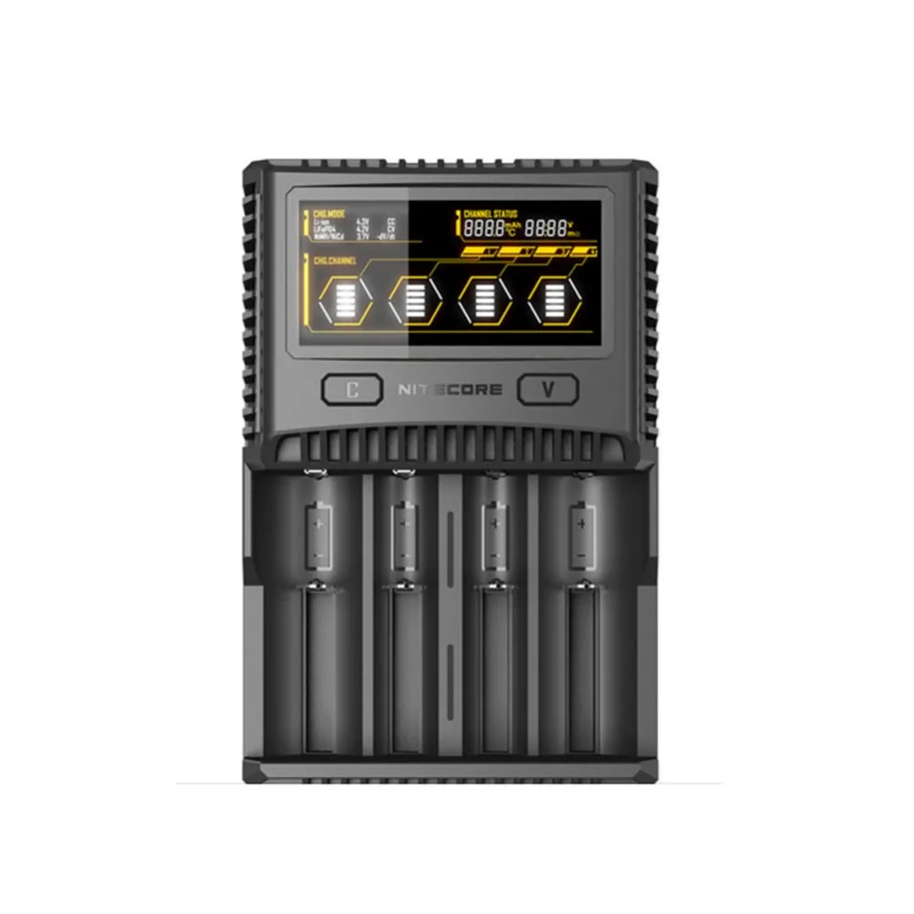NITECORE SC4 SC2 превосходное зарядное устройство автомобиля для батарей Li Ion (литий