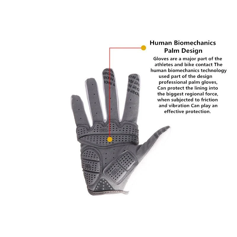 High Quality Winter Cycling Gloves For Man Woman Sports Full Finger Anti Slip Gel Pad Motorcycle MTB Road Bike Bicycle | Спорт и