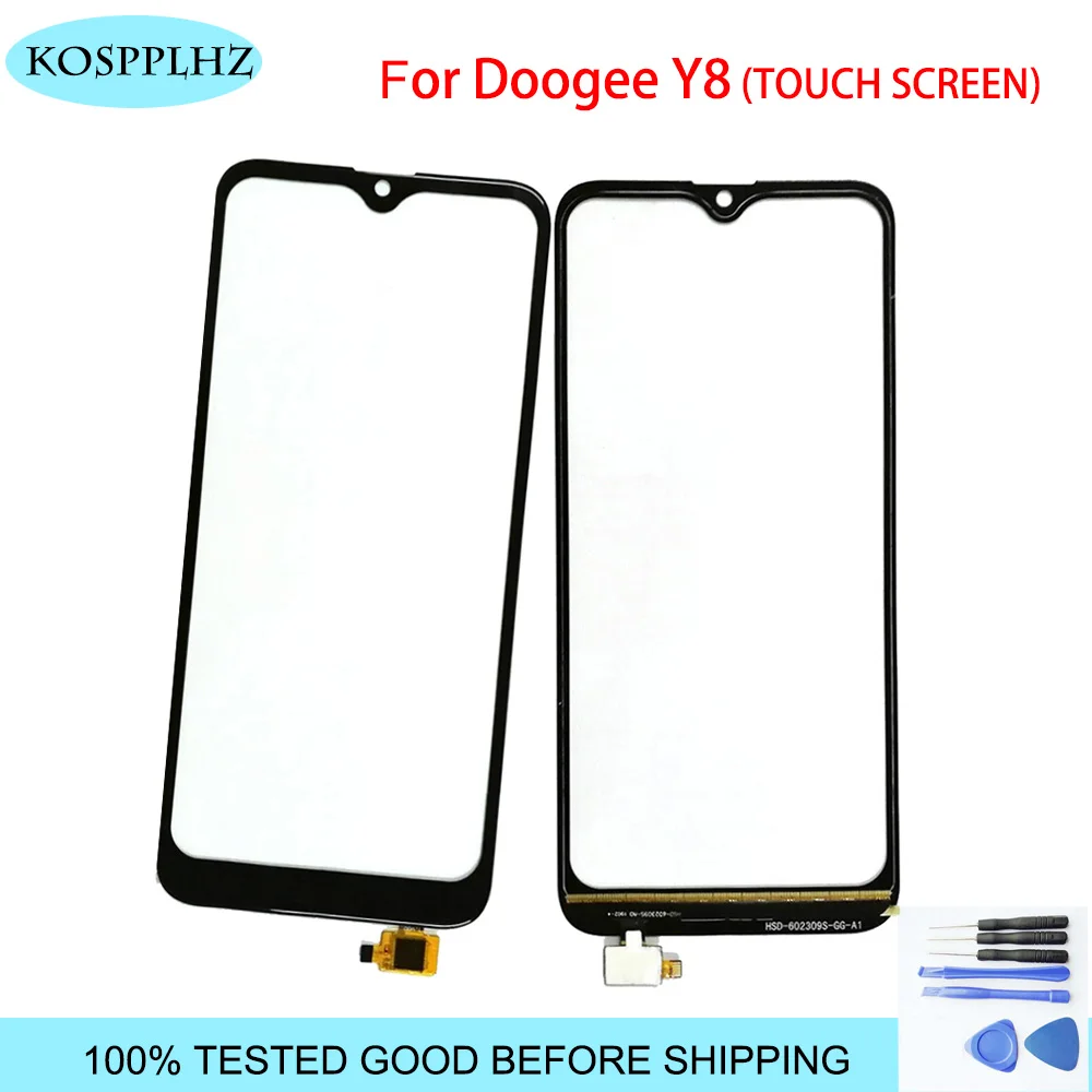 KOSPPLHZ 6 1 дюймовый сенсорный экран Doogee Y8 100% гарантия новая стеклянная панель Y 8 +