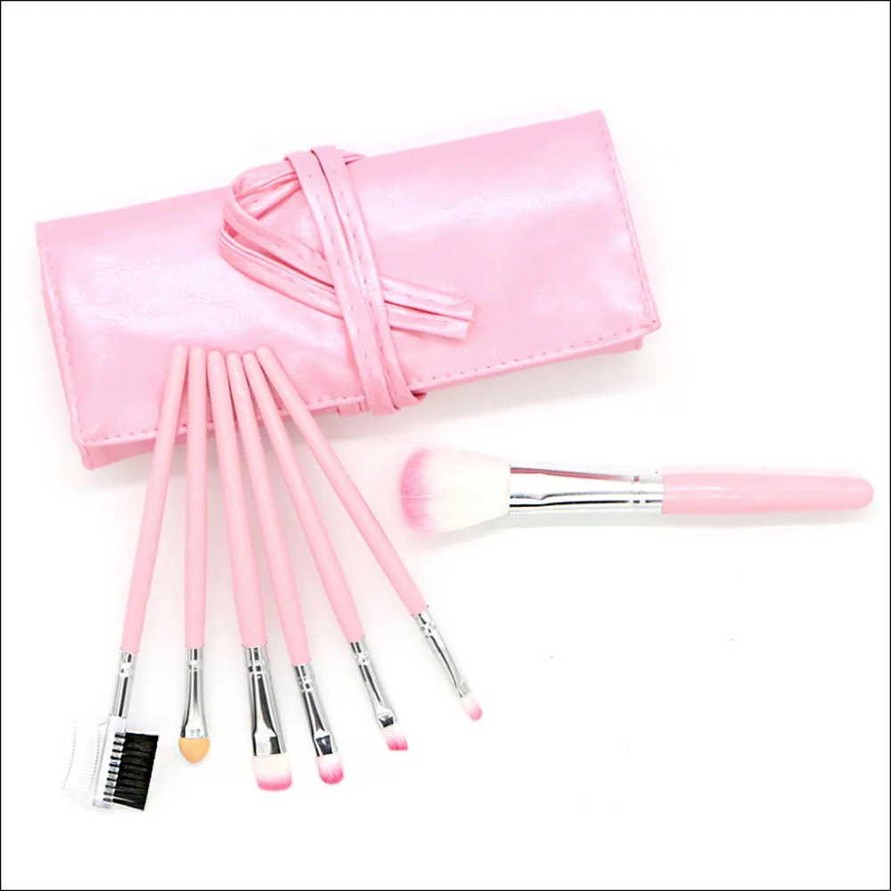 7 шт. набор кистей для макияжа Travel Портативный макияж глаз Eye Shadow Brush Косметика Blending Brush инструменты инструмент Макияж волос Красота