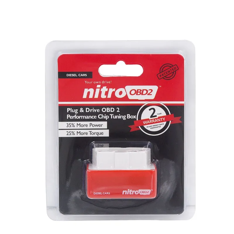 Чип тюнинг Nitro OBD2 чип для дизельных автомобилей с усилением мощности и крутящего