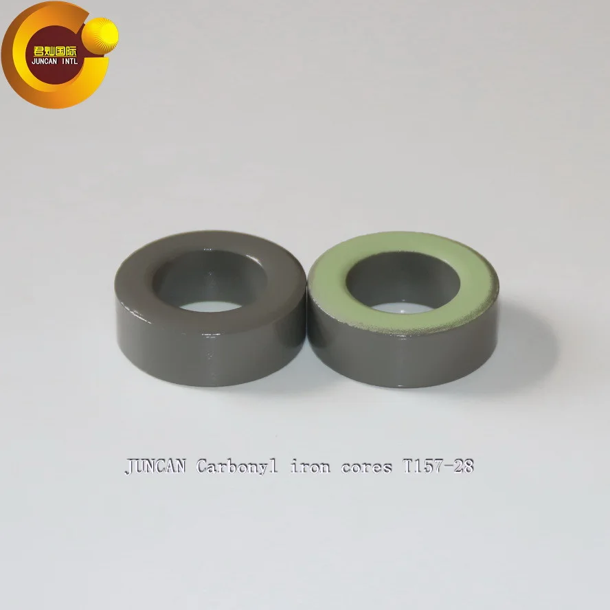

T157-28 High power magnetic cores High frequency low loss carbonyl Iron cores