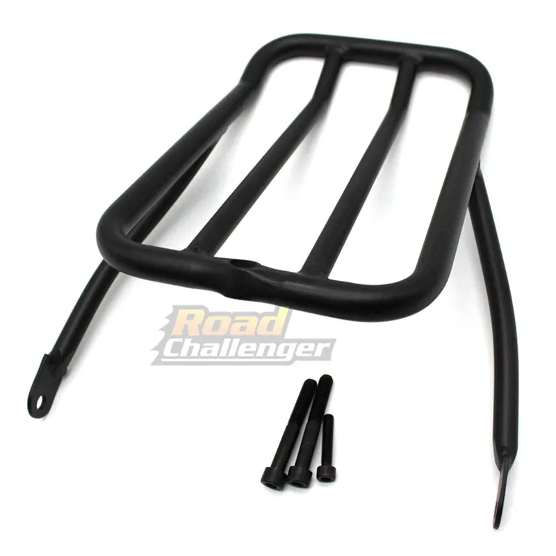 

For Harley Sportster Iron 883 XL883N 2009-2017 48 XL1200X 72 XL1200V 12-16 Motorcycle Rear Fender Luggage Shelf Rack Case Black