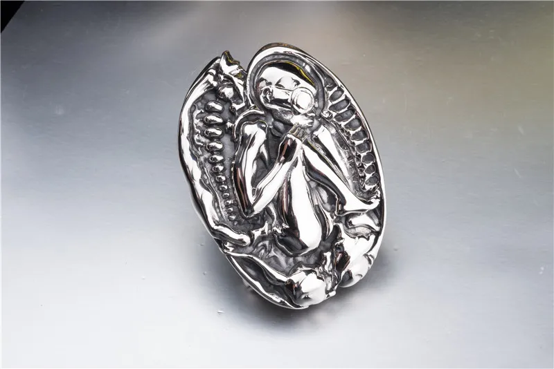 OGRM Crafts H.R.Giger Classic AVP машинка для родов детская Пряжка из титановой стали 316L