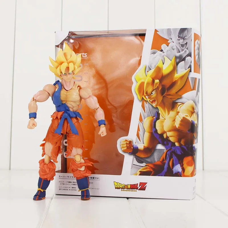 son goku C style Dragon Ball Z Драконий жемчуг фигурка Супер Saiyan Сон Гоку вегетто Вегета стволы ПВХ фигурка игрушка Saiyan Space Pod - Цвет: son goku C style