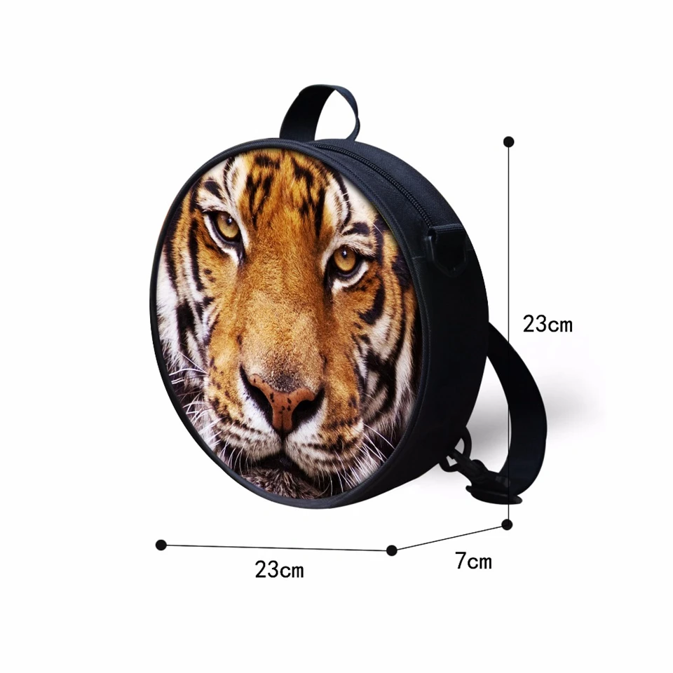 ELVISWORDS Women Round Shape Crossbody Bags Dreamastic Cats Prints Cute Girls Small Purses Kawaii Pattern Women Shoulder Bags