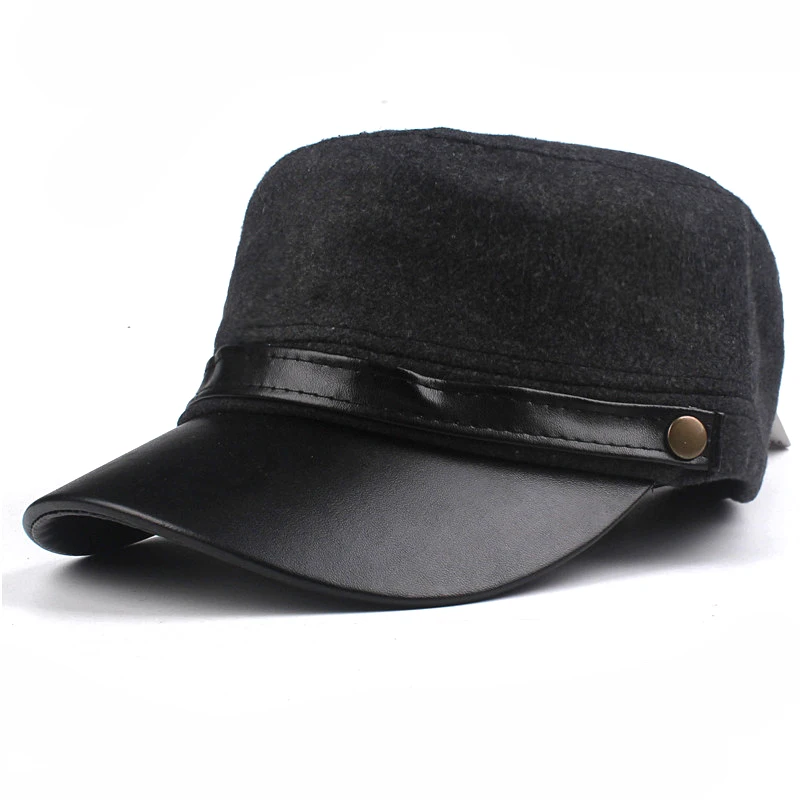 Xthree Vintage Hats For Women New Fashion Wool Military Hat Winter Gorras Planas Snapback Caps Female Casquette Octagonal Cap | Аксессуары