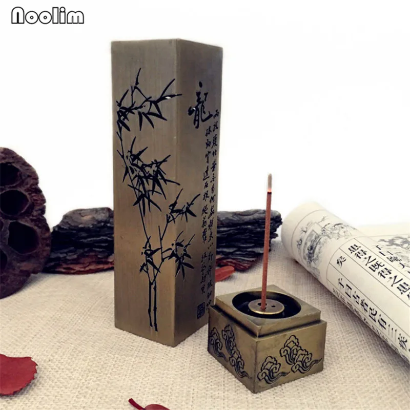 NOOLIM Pure Copper Incense Burner Antique Censer Home Decoration Use In Living Room Teahouse Smell Removing Tool | Дом и сад