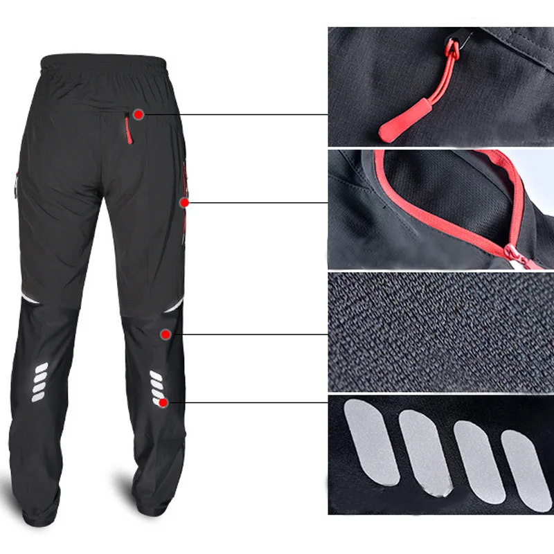 Men Women Sport Breathable Summer Pants Bike Cycling Pant Cycle Riding Clothing Bicycle Fishing Fitness Trousers | Спорт и