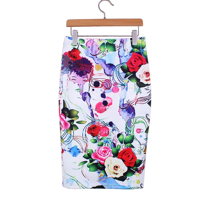 Женская юбка карандаш с цветочным принтом 2016|fashion pencil skirt|pencil skirtpencil skirt fashion |