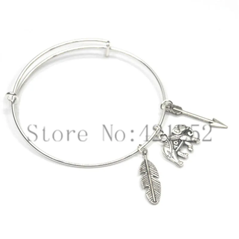 12 шт. ожерелье в виде слона брелок-браслет с подвеской из искусственных перьев