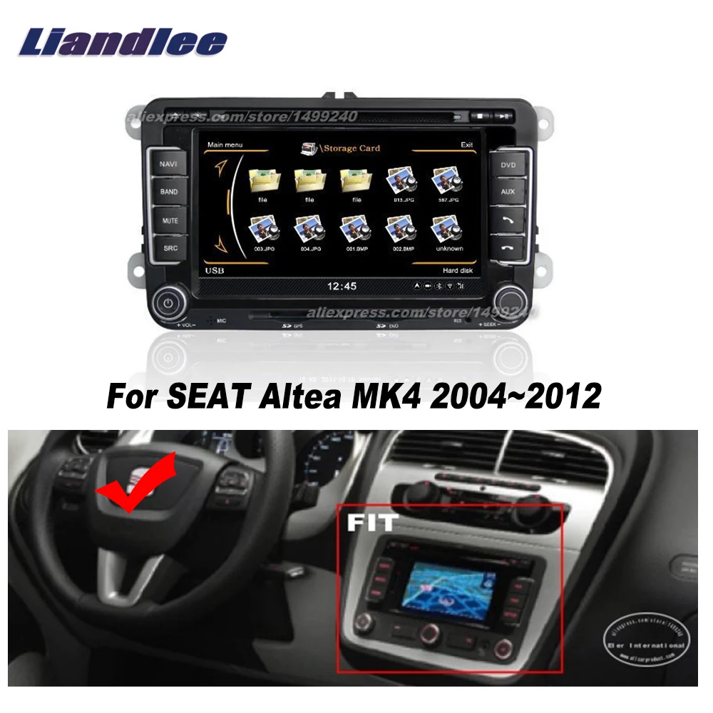 Liandlee для сиденья Altea MK4 2004 ~ 2012 автомобильный Android радио CD DVD плеер GPS навигация