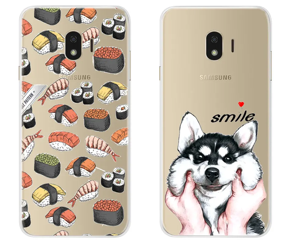 Чехол для samsung Galaxy J4 sm-j400f TPU Мягкий силиконовый милый чехол для телефона для samsung Galaxy J4 Plus J415 Hoesje