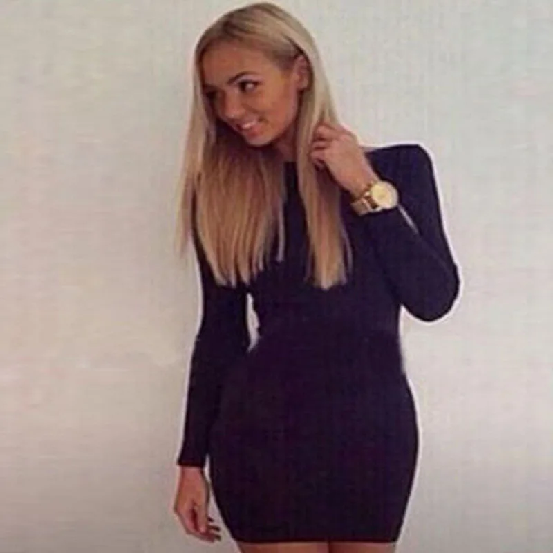 Новое Женское платье сексуальные платья с открытой спиной черные однотонные