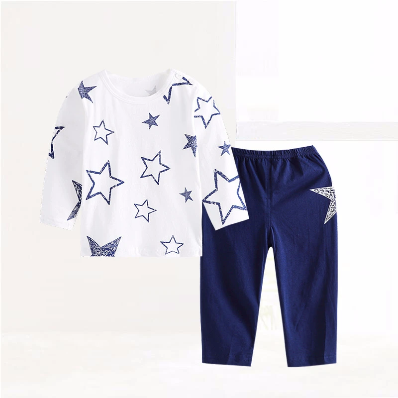 Комплект детского нижнего белья из 2 предметов Пижамный костюм для малышей