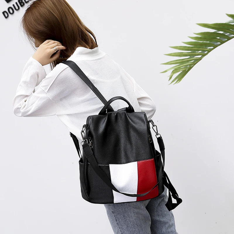 

Fashion Women Backpack Female Quality Leather Backpacks Shoulder Bags for Teenage Girls Women School Bag pack mochila feminina
