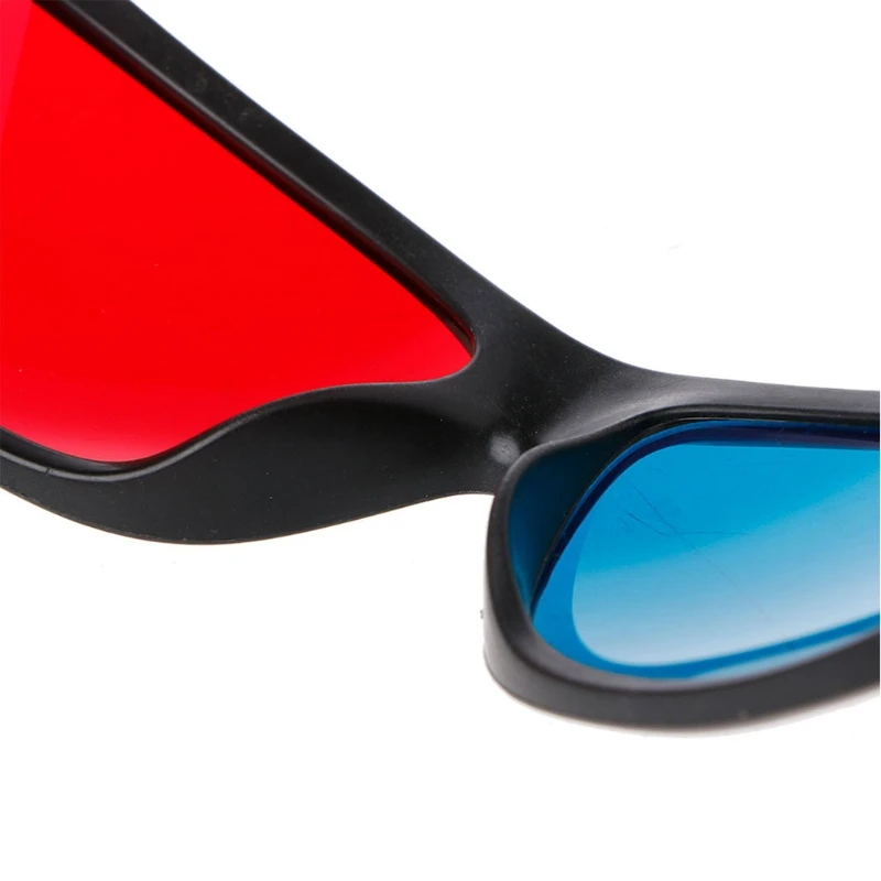 

Universal White Frame Red Blue Anaglyph 3D Glasses For Movie Game DVD Video TV X6HB