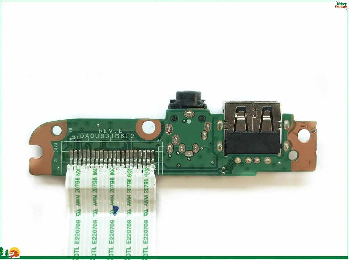 USB аудио плата с кабелем DA0U83TB6E0 для HP 15 F F162DX Series высокое качество 100% рабочая и