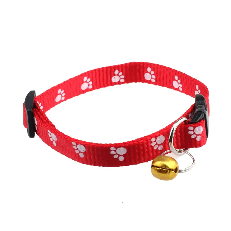 1 регулируемый нейлоновый ошейник для собак щенков ошейники с колокольчиками