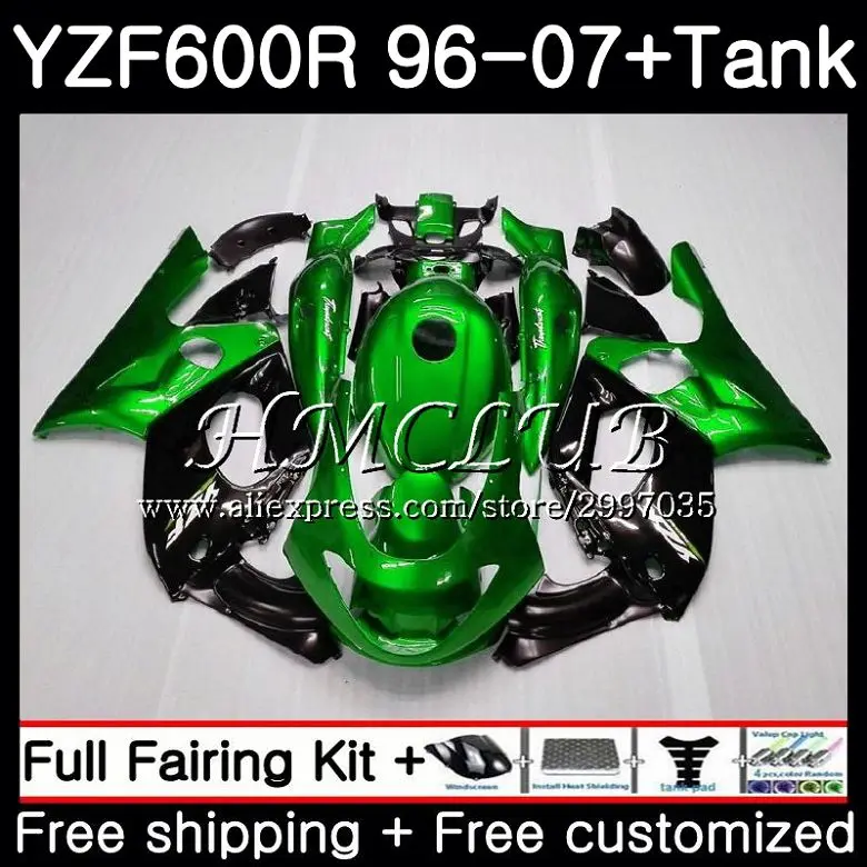 

Корпус для YAMAHA metal green YZF600R Thundercat 2002 2003 2004 2005 2006 2007 0HC. 19 YZF-600R YZF 600R 02 03 04 05 06 07 обтекатель