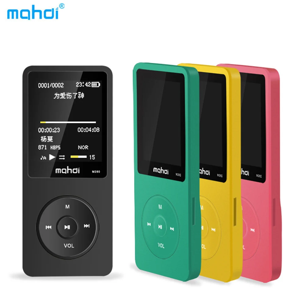 High Quality HIFI MP3 Player 8GB Support FM Radio TF Card Record SYN LRC Video Mini Portable mp3 players for Running sports | Электроника