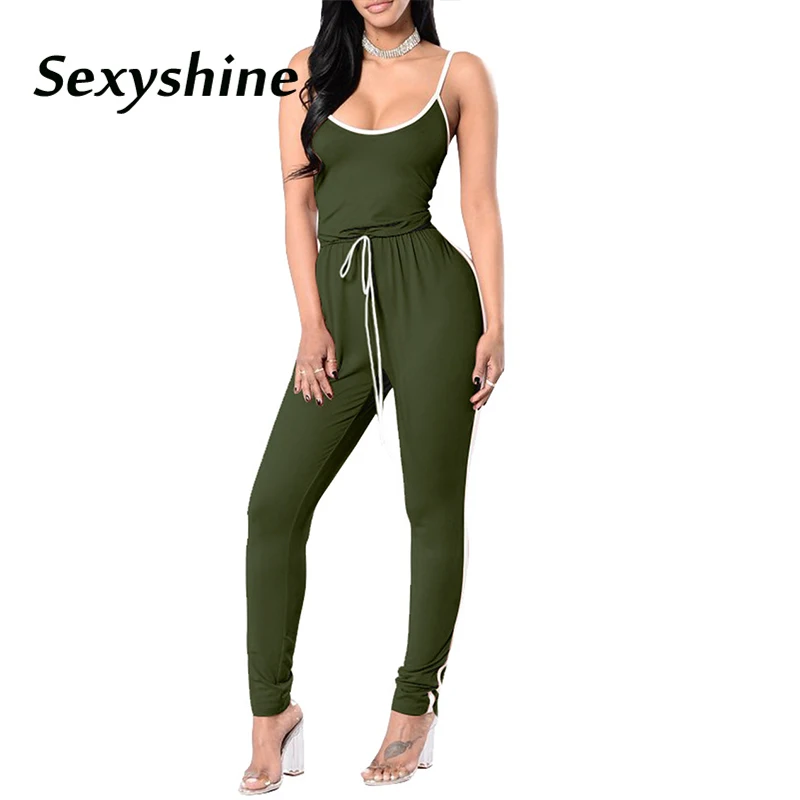 Rompers womens jumpsuit playsuit lace up summer off shoulder streetwear sleeveless elegant hip pop bodysuit women tops | Женская одежда