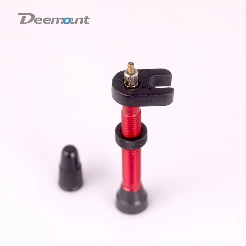 Deemount 1 пара ЧПУ анодированный Presta клапаны для MTB дорожный велосипед бескамерные шины 48 мм 60 мм сплав стволовых латунных сердечников много цветов