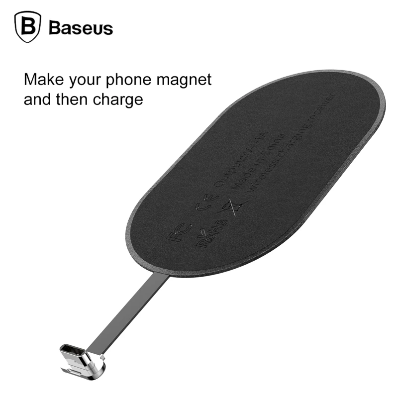 BASEUS QI Беспроводной Зарядное устройство приемник для iPhone 7 6 6S плюс зарядки адаптер