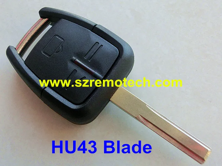 RMLKS чехол с тремя кнопками и необработанными лезвиями флип-чехол для Vauxhall Opel Vectra