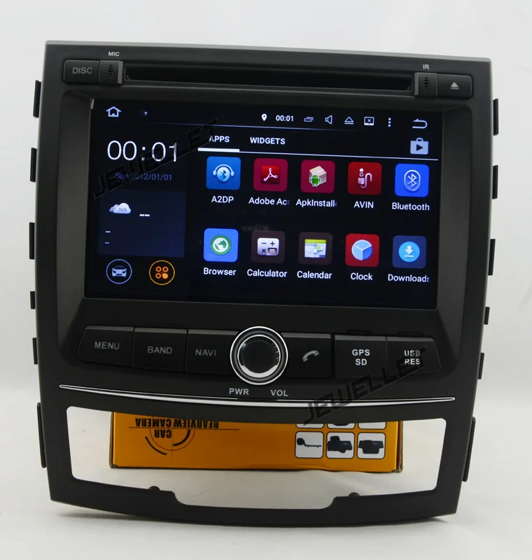 Восьмиядерный IPS экран Android 9 0 автомобильный DVD GPS Радио Навигация Для Ssangyong Korando