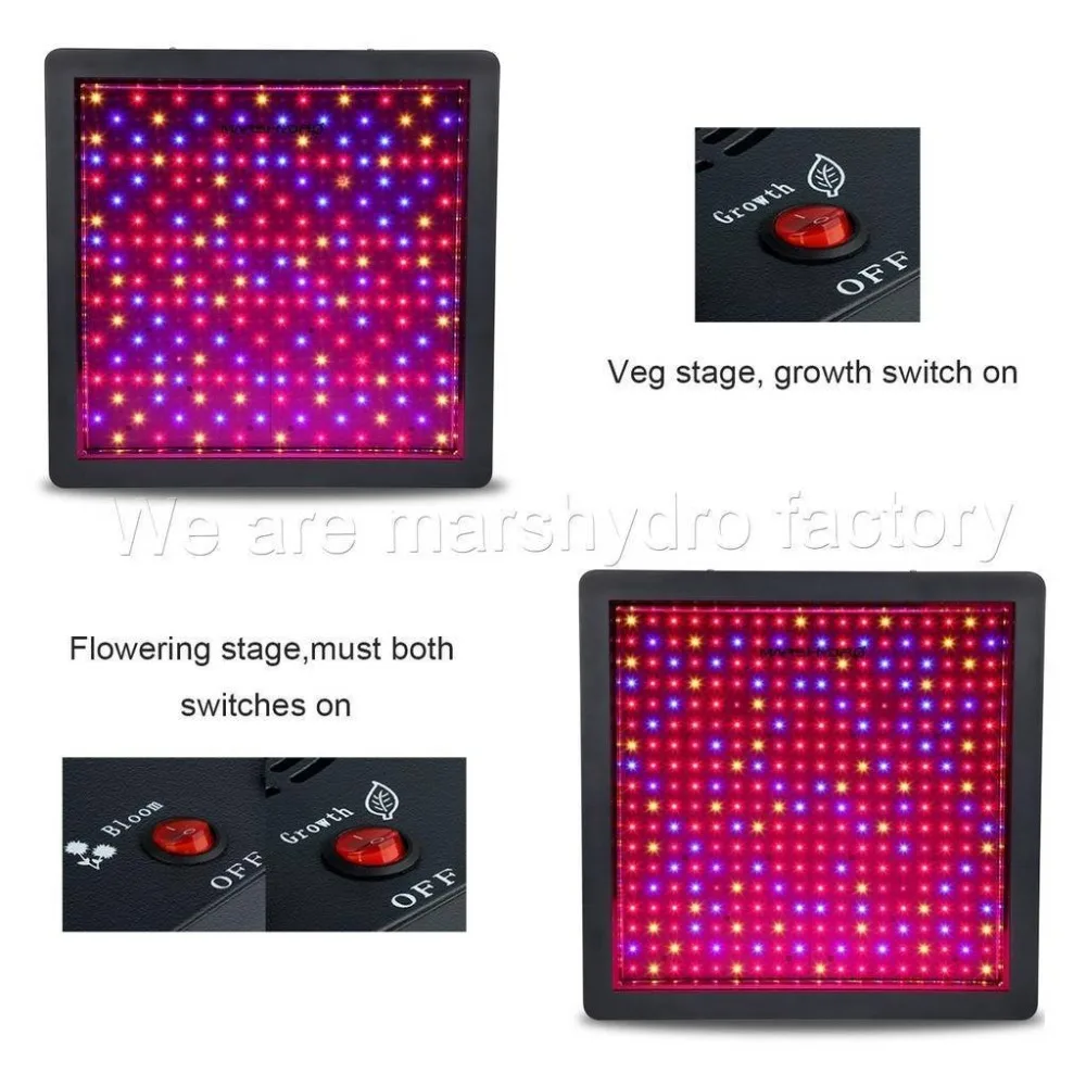 Светодиодный светильник Mars Hydro II для выращивания растений 1600 вт|led grow light|grow