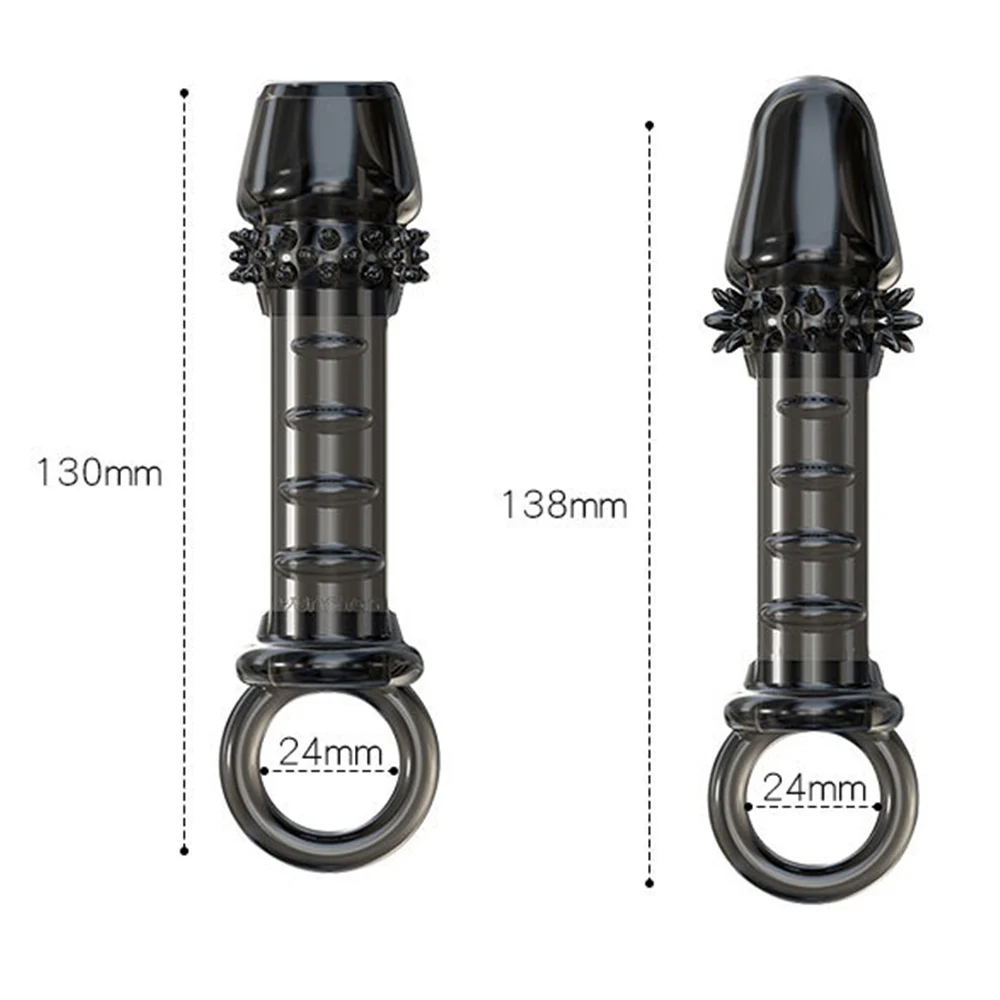 2019 новый стиль силиконовый Мужской пенис удлинитель фаллоимитатора рукав