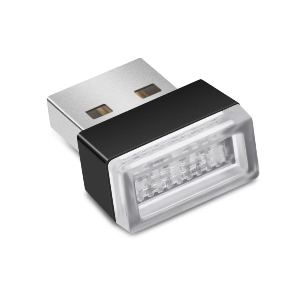 Car USB LED Atmosphere Lights Decorative Lamp for Mitsubishi ASX Outlander Lancer EX Pajero Opel mokka Volvo S60 V60 XC60 | Автомобили и