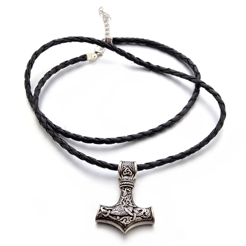 2018 Горячая 1 шт Thor's Hammer Mjolnir асатруар кулон ожерелье амулет викинга