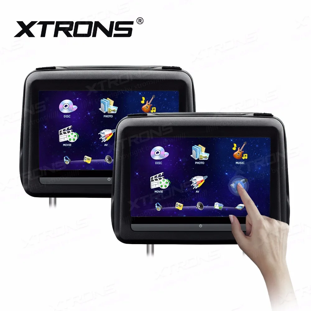 XTRONS мониторы 10 1 &quotHD цифровой экран сенсорный кожаный чехол автомобильный