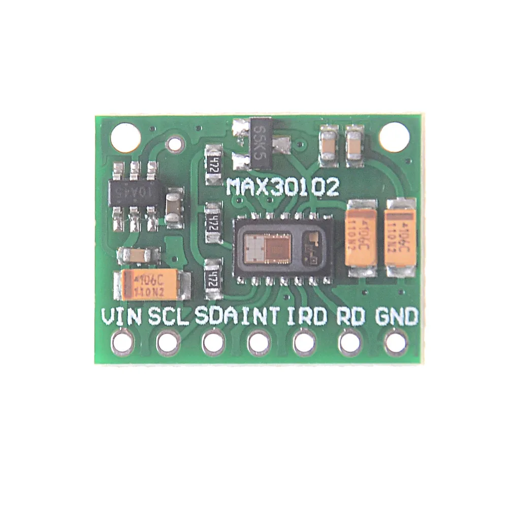 1 шт. MAx30100 зеленый низкая Мощность MAX30102 сердечного ритма Импульсный прорыв для