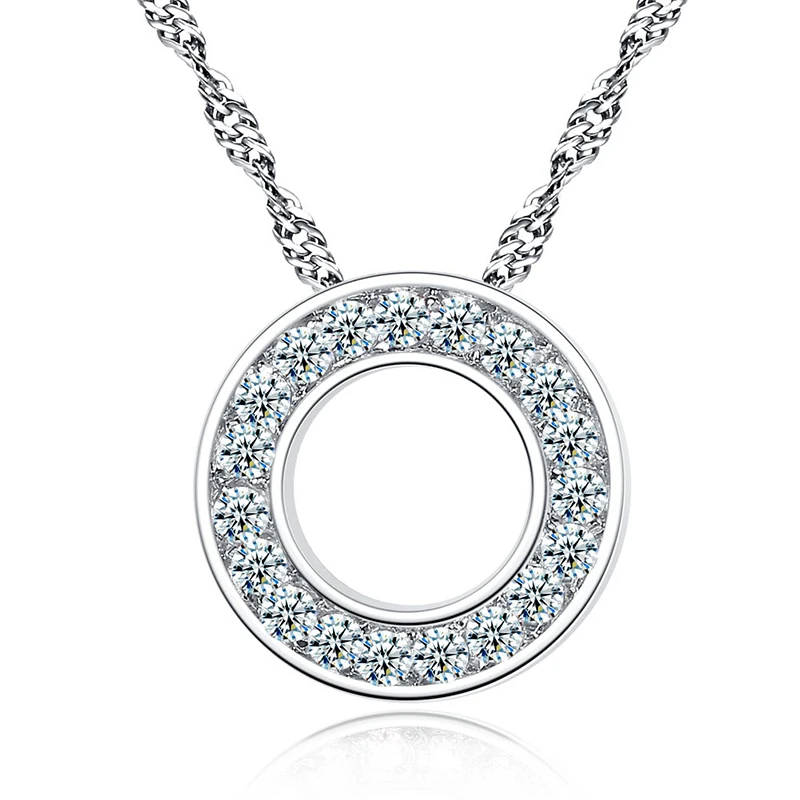 Circle Unique Fashion Simple Popular Necklace Pendant Creative Round Charm Delicate Accessories Special Pretty | Украшения и