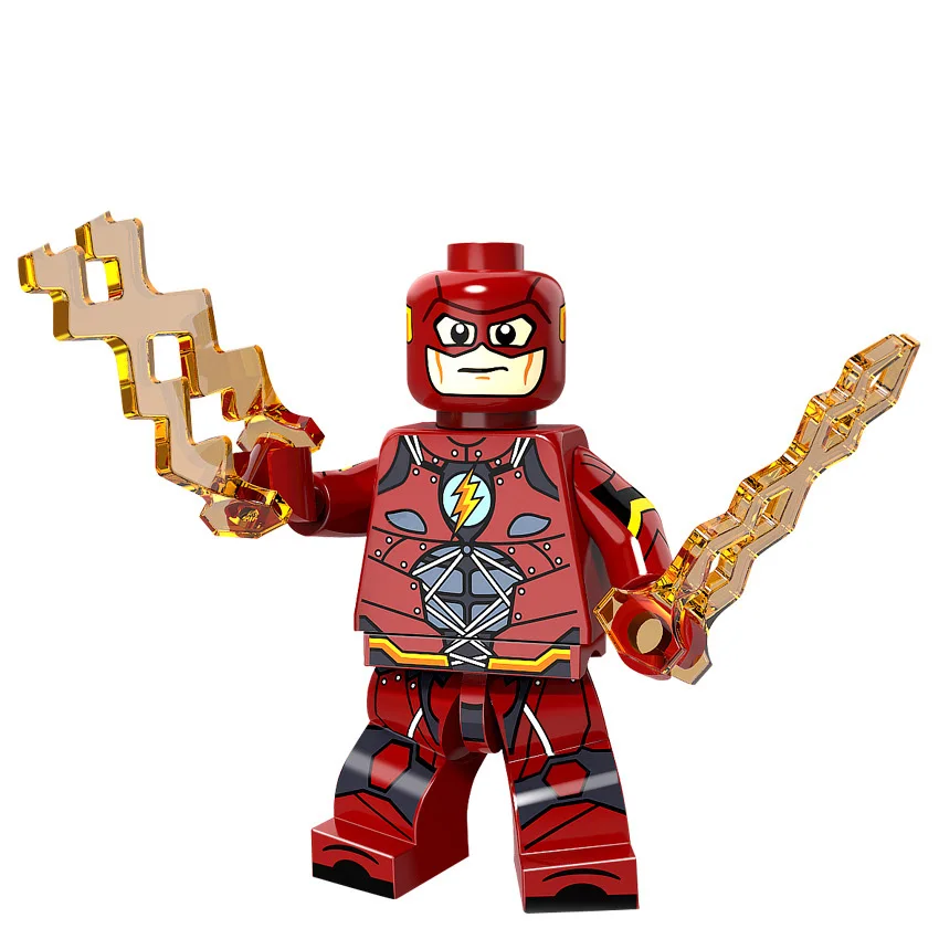 DC Flash Super Heroes красный желтый черный флэш Джесси Быстрый Каратель капитан Британия строительные блоки детские игрушки Фигурки