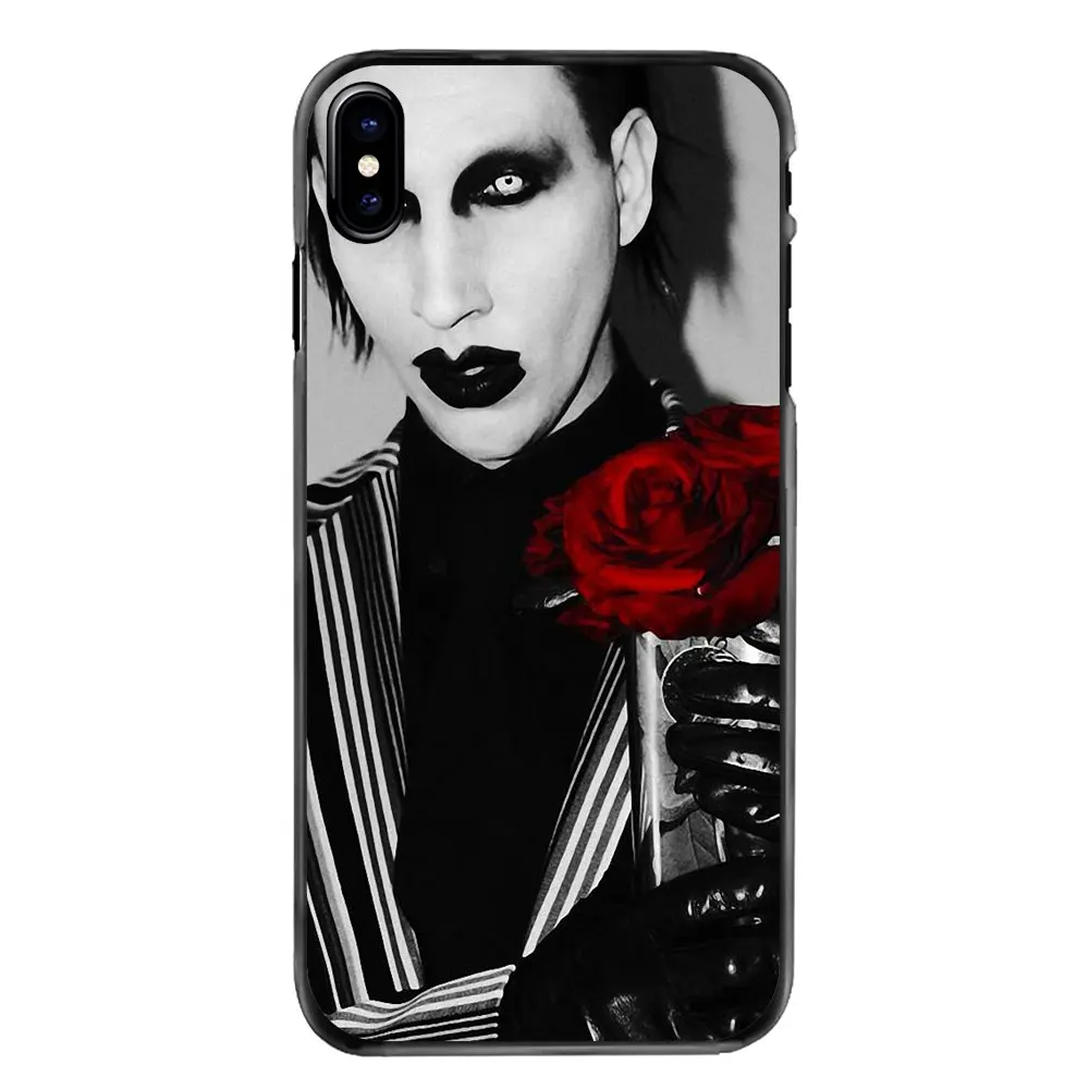 UK Мэрилин Мэнсон Брайан Уорнер Арт плакат чехлы для телефонов LG G6 L90 V20 Nexus 5X6 P K10 Moto