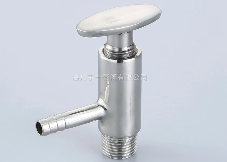 

Free shipping Sanitary TriClamp Sampling Valve - 1.5" TC x 12mm Hose Barb