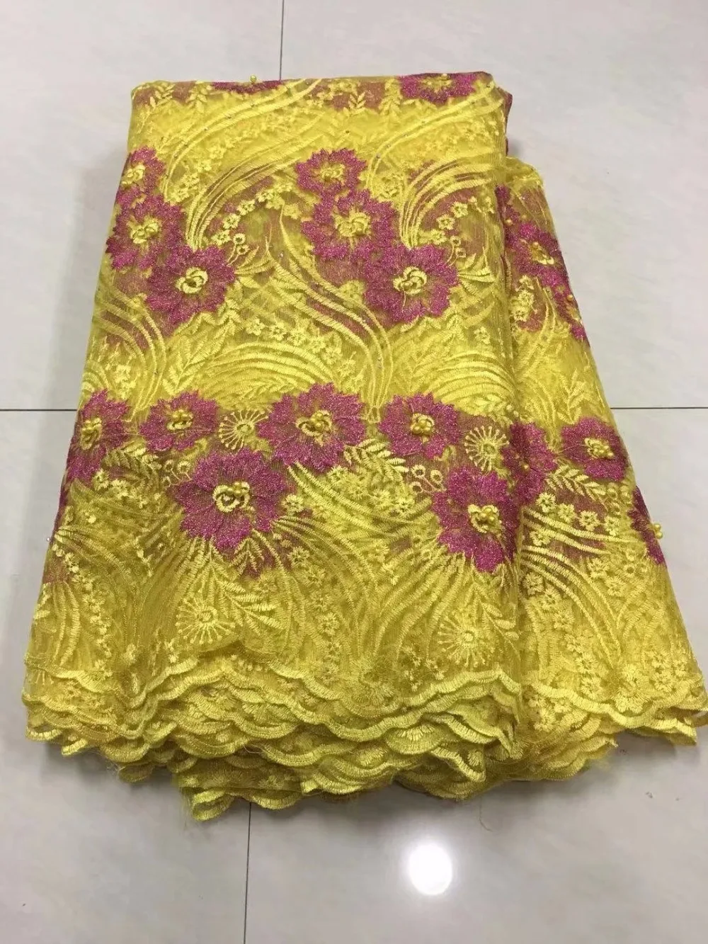 Последняя африканская 3d лента с кружевной вышивкой французские кружева