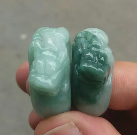 Горячая Распродажа натуральное зеленое кольцо с Жадеитом ручная резка Jadeite BanZhi