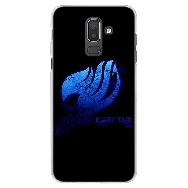 12 Аниме Манга Сказочный Хвост Логотип чехол для телефона для samsung Galaxy J3 J4 J6 Plus J7 J8 A6 A7 A8 Plus жесткий чехол-накладка - Цвет: 12