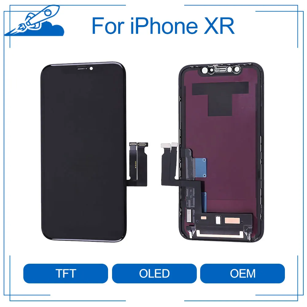 Полностью фронтальная TFT сборка Elekworld для iPhone XR ЖК дисплей дигитайзер сенсорного